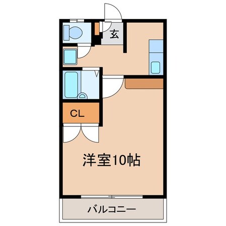 コーポ平山の物件間取画像